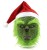 Christmas Green Fur Monster Mask Party Dr. Seuss' How the Grinch Stole Christmas Grinch Gloves God Steal Green Fur Monster Grinch Mask