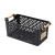 Japanese-Style Plastic Hollow Storage Basket Finishing Storage Basket Bathroom Desktop Cosmetics Small Basket Kitchen Storage Box