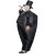 Cross-Border Amazon Groom Gentleman Inflatable Clothing Party Fun Funny Magician Fat Man Performing Costumes