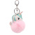 Unicorn Hair Ball Bag Pendant Imitation Rex Rabbit Color Matching Fur Ball Keychain Pony Plush Car Pendant Wholesale