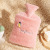 Winter New Hand Warmer Cute Plush PVC Hot Water Bag Water Injection Two-Side Hand Putting Thickened Explosion-Proof Hand Warmer Wholesale