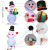 1.5 M LED Luminous Colored Lights Snowman Inflatable Model Christmas Party Courtyard Decoration Props Inflatable Model