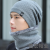 Fleece-Lined Thickened Slipover Woolen Cap Men's Autumn and Winter Outdoor Riding Earflaps Warm Double-Layer Youth Leisure Cotton Hat