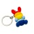 Creative Cartoon Wool Doll Keychain Panda Piggy Rabbit Pikachu Soft Rubber Accessories Key Chain