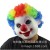 Cross-Border New Arrival Afro Clown Mask Smiley Face Mask Latex Horror Ghost Head Cover in Stock