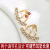 Korean Style Fashion Creative Little Daisy Stud Earrings Women's Back-Mounted Diamond-Embedded Simple Chrysanthemum Oil-Spot Glaze Flowers Stud Earrings Earrings