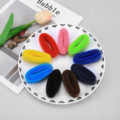 Hot Sale at AliExpress Hair Circle Korean Style Wide Brim High Elastic Seamless Hairband Stripe Multicolor Towel Ring