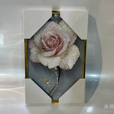 Flower Crystal Porcelain Painting Diamond Crystal Porcelain Bright Crystal Painting Crystal Porcelain Painting Crystal Porcelain Calligraphy and Painting Crystal Porcelain Decorative Painting Crystal Porcelain Decorative Calligraphy and Painting