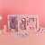 Bow Hand Ledger Sticker Girl Decorative Sticker Notepad Name Tape Transparent Frosted Sticker Notebook Stickers Mood