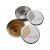 Hz528 12-Piece Cake Mold Stainless Steel round Mousse Ring Biscuit Cutting Donut Fondant Biscuit Mold