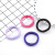 Classic Style Simple Low Stretch Yarn Rubber Band Seamless Color Hair Ring Hair Accessories Head Rope Tie Hair 2 Yuan Store Supply