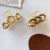 Geometric Spring Hair Clip Metal Vintage Simple Hair Accessories Girl Women Fashion Hair Claw