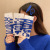 6-Piece Set Klein Blue White Barrettes Women's Retro Love Bang Clip Side Clip Sweet Cool Joker Hairclip Hair Accessories