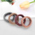 Factory Direct Sales Hair Ring Creative High Elastic Rubber Band Hair Band Korean Style Simple Leather Case Hair Rope Head Rope