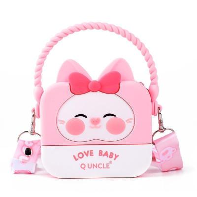 Children's Bag Wholesale Korean Fashion Shoulder Fashion Bag Cartoon Silicone Kid's Messenger Bag Girls' Cartoon Handbag