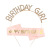 Birthday Party Birthday Gir Letter Headband Shoulder Strap Suit Female Rhinestone Headband Birthday Girl Head Accessories