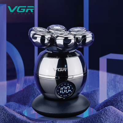 VGR V-315 7D Shaver Rechargeable Headshaver  Rotary Razor Beard Trimmer Nose Hair Trimmer Electric Shaver for Men