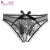 Fee Et Moi Foreign Trade Sexy Lingerie Women's Clothing Sheer Mesh Seductive Eyelash Lace Sexy Open T-Shaped Panties Underwear