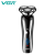 VGR V-309 washable waterproof IPX5 shaving machine electric electric razor shaver for men with LED display