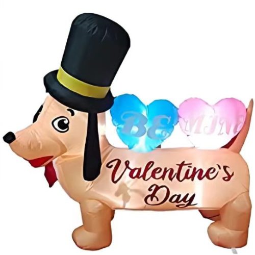 love puppy inflatable product inflatable model heart-shaped cartoon proposal valentine‘s day shopping mall scene layout decoration