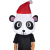 Amazon New Christmas Headgear Inflatable Clothing Guard Elk Panda Headgear Party Supplies Inflatable Clothing Pack