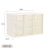 6-GRID Mini Desktop Drawer Storage Box Ins Korean-Style Storage Transparent Jewelry Jiugong Hand Account Organizing Cabinet