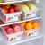 Refrigerator Storage Box Plastic Fresh-Keeping Box Grid Rectangular Food Freezer Box Egg Storage Box Kitchen Storage Box