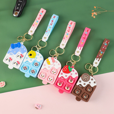 Fashion Rat Killer Pioneer Storage Bag Keychain Cartoon Cute Mini Children's Silicone Bag Coin Purse Female Wholesale