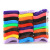 Wish Hot Sale Simple Korean Style Solid Color Seamless Hairband High Elastic Children Candy Color Rubber Band Headdress Hair Rope