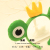 Korean Style Cute Frog Crown Hair Clasp Funny Super Cute Big Eyes Hairpin Headwear for Face Wash Cartoon Taking Picture Headband Female
