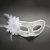 Halloween Mask Dance Mask Transparent Lace Mask Side Band Lily Mask Beauty Eye Mask Multi-Color