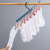 Non-Slip Thickened Hanger 8 Clip Hanger Children's Multi-Head Clothespin Multi-Functional Storage Underwear Socks Clip Adult