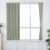 Hole-Free Installation Curtain Nordic Simple Bedroom Rental Room Bay Window Shading Telescopic Rod Small Curtain Waterproof Net Red Style
