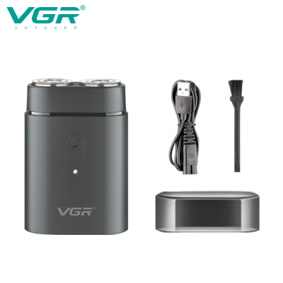 VGR V-341twin rotary blade household waterproof rechargeable mens electric shavers razor shaver for men
