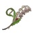 Elegant Linglan High Texture Metal Flower Temperament Updo Hair Claw Versatile Design Sense Shark Clip Bun Hair Ornament