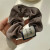 Korean Style Fabric Label Letters Large Intestine Ring Ruffle Simple Elegant Hair Accessories Satin Ponytail Rubber Band Ornament Headband