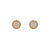 Sterling Silver Needle Korean Style New Circle Ear Studs Retro Ethereal Design Refined Simple Earrings Women's Ear Rings