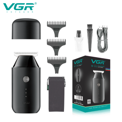 VGR V-932 zero cutting machine rechargeable cordless beard shaver electric travel mini model hair trimmer for men