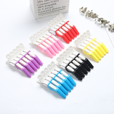 Spot Supply Hairdressing Multi-Color Crocodile Clip Split Clip Modeling Positioning Hair Beauty Clip Tools Beauty Side Clip