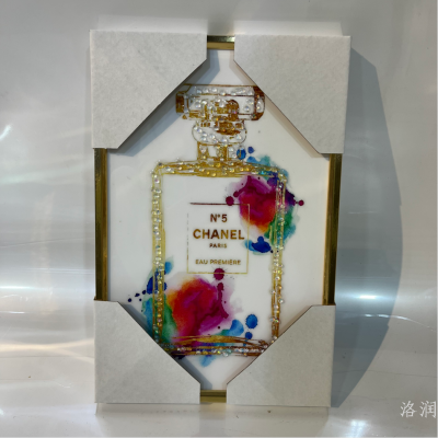 Crystal Porcelain Painting Perfume Diamond Crystal Porcelain Bright Crystal Painting Crystal Porcelain Painting Crystal Porcelain Calligraphy Painting Abstract Crystal Porcelain Decorative Painting Decorative Calligraphy and Painting