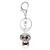 New Hot Sale Exquisite Glasses Rabbit Rhinestone Keychain Bag Ornaments a Large Number of Spot Diamond-Embedded Key Chain Gifts