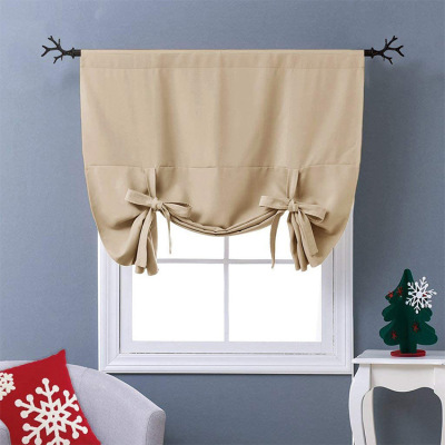 Factory Generation Balloon Curtain Adjustable Lace Curtain Shading Amazon Small Window Curtain Valance Roman Curtains