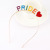 European and American Proud Pride Letter Headband Proud Dripping Rainbow Hairband Decoration Party Gathering Stylish Hair Accessories