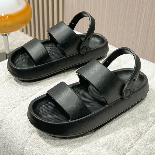 internet celebrity sandals women‘s summer outdoor open toe soft bottom lightweight all-match non-slip net red couple beach sandals men