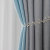 Superior Ribeni Simple Diamond Plaid Shading Curtain Finished Home Fabric Homestay Hotel