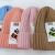 New Children's Hat Autumn Winter Warm Knitted Hat Boys and Girls Sleeve Cap Fashion Cloth Label Woolen Cap