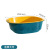 Double-Layer Vegetable Washing Basin Drain Basket Kitchen Household Plastic Fruit Plate Living Room Water Filter Vegetable Basket Washing Basket