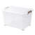 Multi-Specification Storage Box Covered Plastic Miscellaneous Storage Box for Baby Toy Clothes Organizing Transparent Storage Box