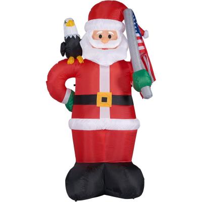 Cross-Border Amazon Santa Claus Inflatable Model American Patriotic Flag Condor Inflatable Model Santa Claus Inflatable Model