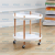 Removable Small Coffee Table Mini Sofa Table Square Table Bedside Corner Table Storage Rack Trolley Multi-Layer Shelf